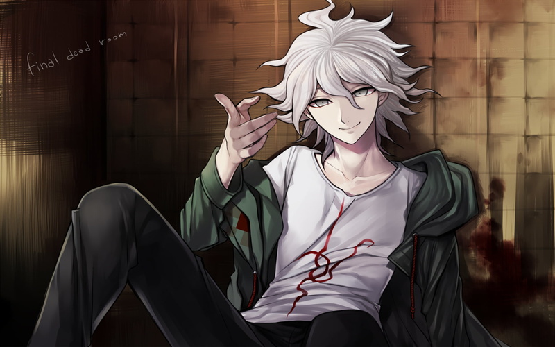 1080P, nagito komaeda, anime boys, Danganronpa, anime