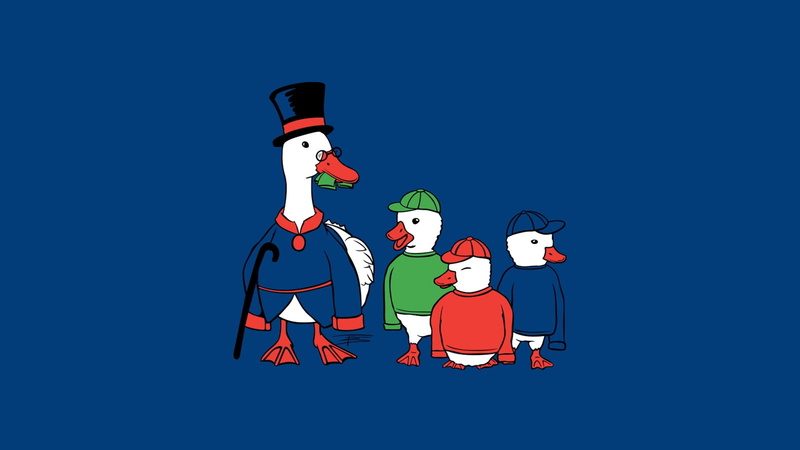 animals, mcduck, duck, dewey, art, huey, huey duck, 720P, louie, scrooge, funny, Scrooge McDuck, hd, ducks, dewey duck, minimalistic