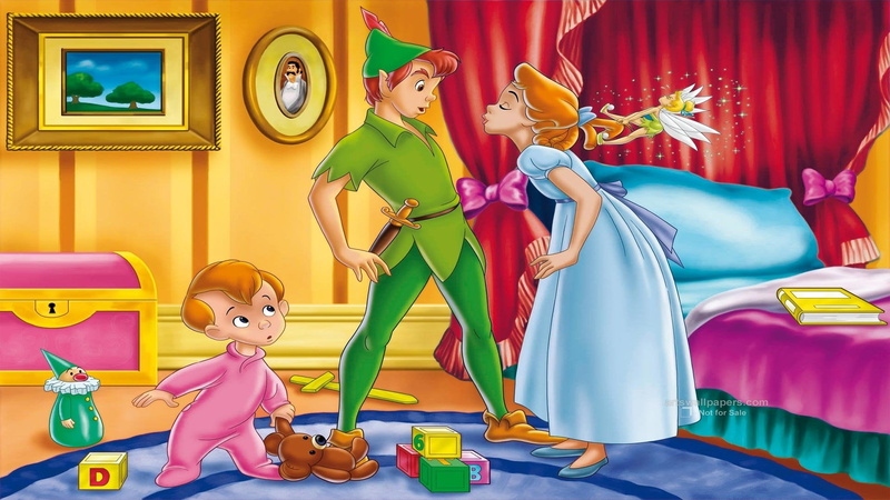 indoors, human representation, male likeness, 1080P, Peter Pan, toy, multi colored, red, cute, baby, child, childhood, people, representation, art and craft