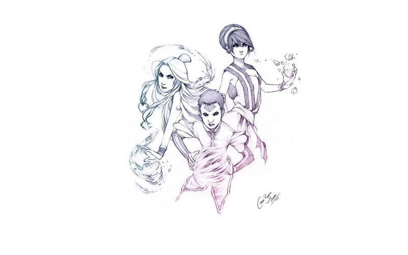 last, avatar, white, cartoon/comic, airbender, hd, the, drawing, sketch, 720P