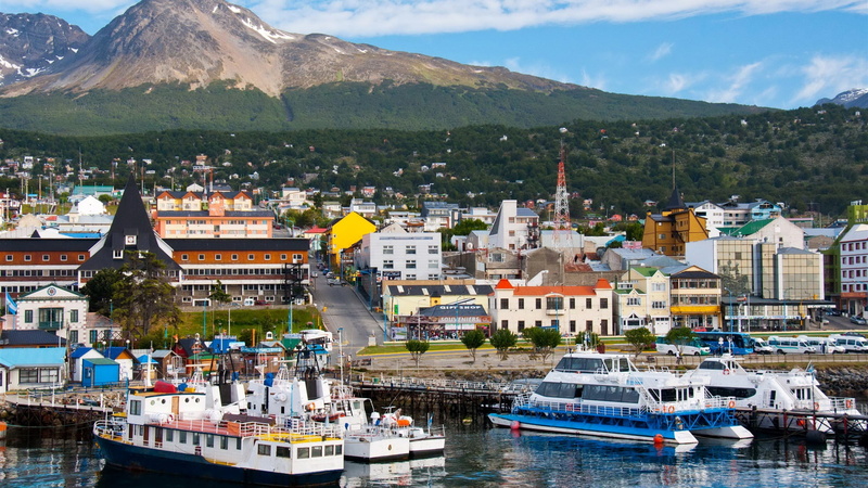 boat, Patagonia, vehicle, 1080P, town, ushuaia
