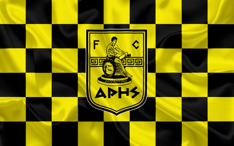 Logo, Emblem, Aris Thessaloniki F.C., 4K, Soccer