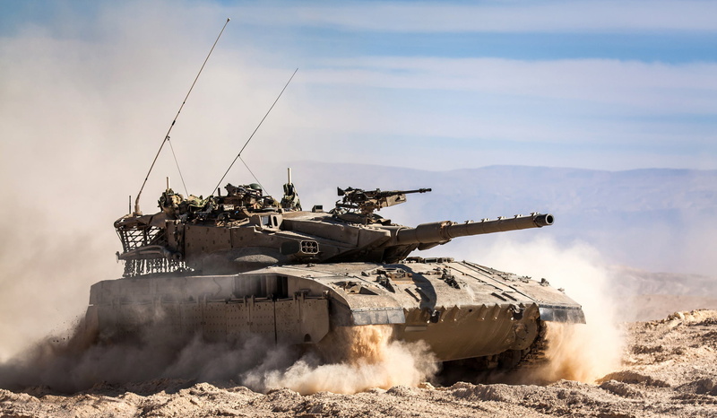battlefield, dust, battle, day, outdoors, camouflage, security, infantry, sand, army, Merkava, world War II, field, 1080P, taupe, artillery, government