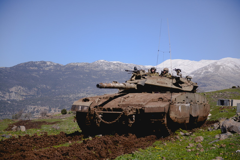 The Golan heights, Merkava, 1080P, main, Israel, " Merkava", tank, combat