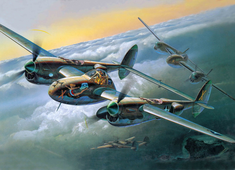 sky, blue, 5K, art, WW2., food and drink, mode of Transport, animal, cockpit, travel, painting, airplane, commercial Airplane, outdoors, retro Styled