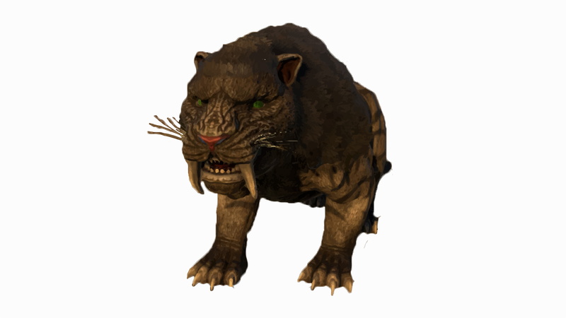 one animal, animal wildlife, animal themes, aggression, tiger, portrait, animal body part, animal, motion, dinosaurs, sabertooth, front view, indoors, feline