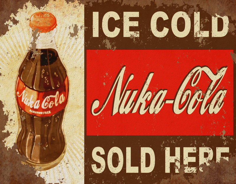 technology, outdoors, western script, safety, red, text, 1080P, wall - building feature, message, day, sign, collage, capital letter, coca, Fallout, information