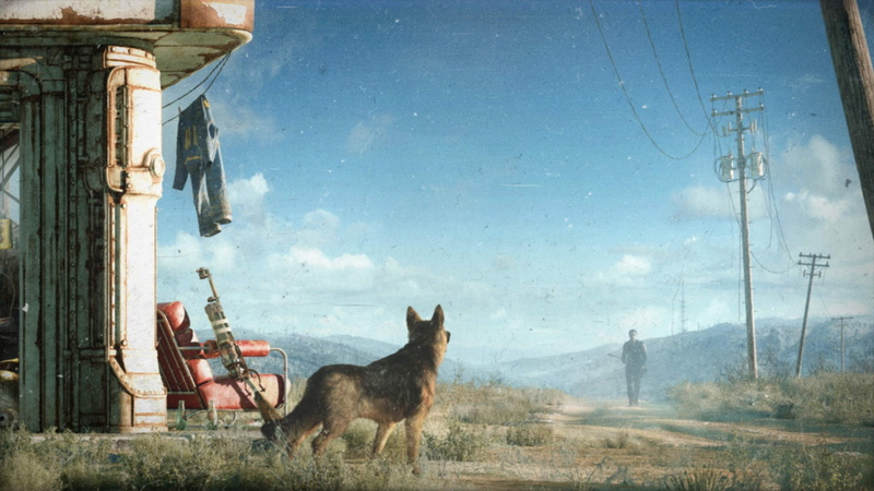 Fallout, Fallout 4, 2K, video game art, Dogmeat