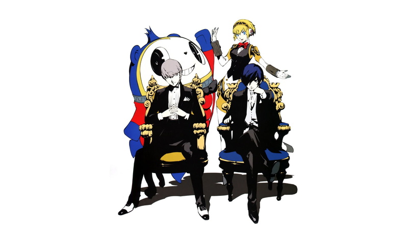 Yu Narukami, 1080P, Teddie (Persona), Aigis (Persona), Video Game, Persona, Minato Arisato, Anime