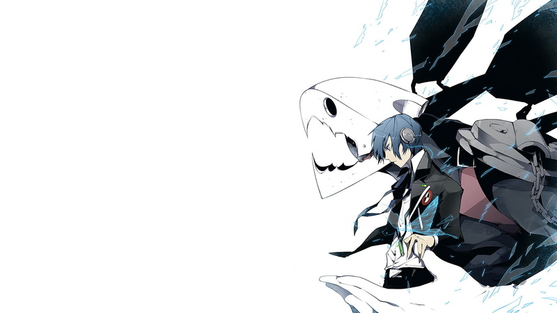 Persona, 1080P, Makoto Yuki, Persona 3, Minato Arisato, Thanatos (Persona)