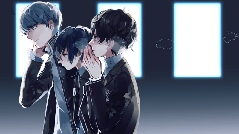 1080P, Video Game, Yu Narukami, Persona, Anime, Joker (Persona), Minato Arisato