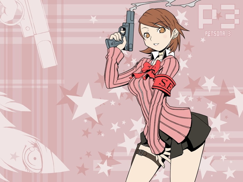 representation, holding, females, pattern, business, technology, indoors, business person, beautiful woman, Persona 3, adult, anime girls, Persona series