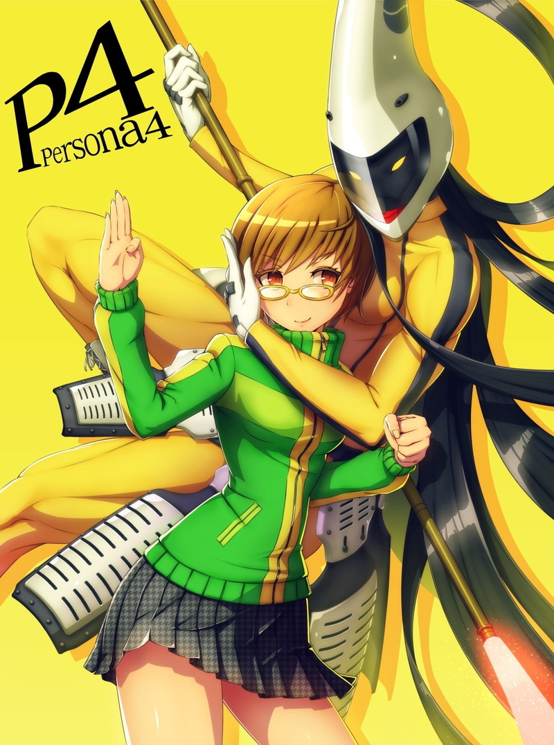 smiling, technology, dancing, Persona series, lifestyles, Persona 4, anime girls, Tomoe, 720P, hair, child, yellow, young adult, fashion, emotion, teenager