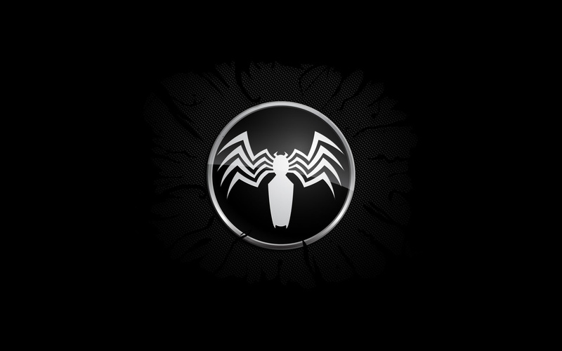 venom, 1080P, spider, cartoon/comic, black, man, hd