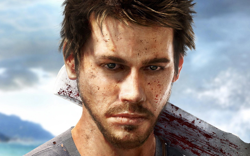 4K, download 3840x2400 far cry 3, blood, jason brody backgrounds, far cry 3, weapons
