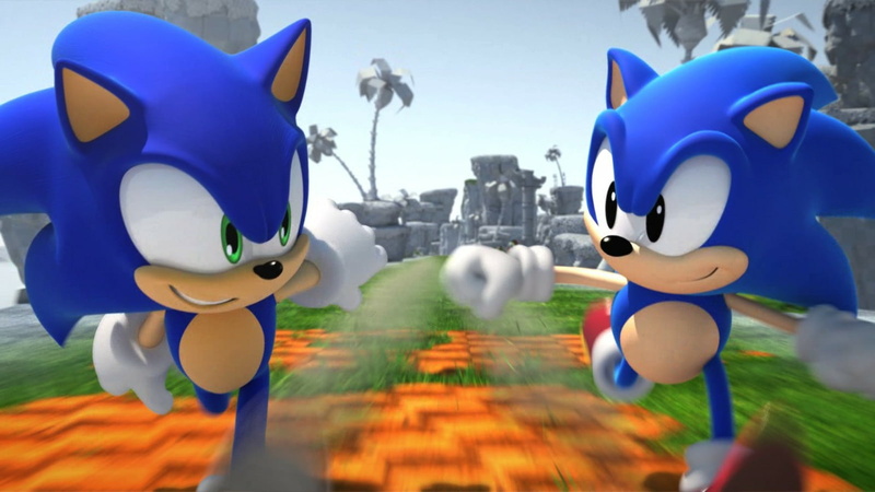 modern, sega, anniversary, games, side, video, classic, art, sonic, hd, running, looking, Generations, 720P