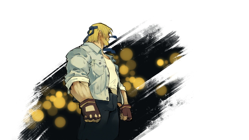 Streets of Rage 4, video game art, Axel Stone, white background, 4K