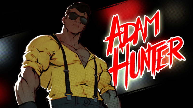 biceps, 1080P, video games, tanned, Streets of Rage, BARE KNUCKLE, video game art, video game characters, digital art, Adam Hunter, artwork, muscles, Streets