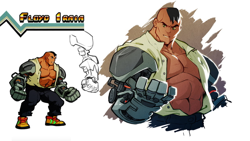 white background, 1080P, concept art, artwork, Asian, Streets of Rage, Streets of Rage 4, tanned, video game characters, digital art, video games, video game art