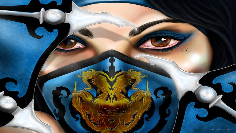 rage, dalissa, kitana, face girls, eyes, Mortal Kombat, face, eyes girls, hd, Video Games, mortal, princesse, games, girls, art, 1080P, kombat, video