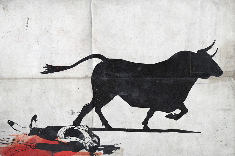 matador, day, toreador, pets, creativity, canine, art and craft, Torero, one animal, graffiti, 2K, domestic, textured effect, mammal, statue, domestic animals