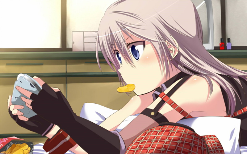 Alisa Ilinichina Amiella, focus on foreground, sunlight, home interior, anime, 720P, indoors, day, real people, anime girls, communication, God Eater