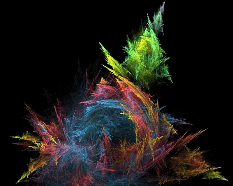 celebration, color Image, red, event, green color, multicolored, powder, curve, digital, lines, backgrounds, no people, burst, illustration, dark, black Color