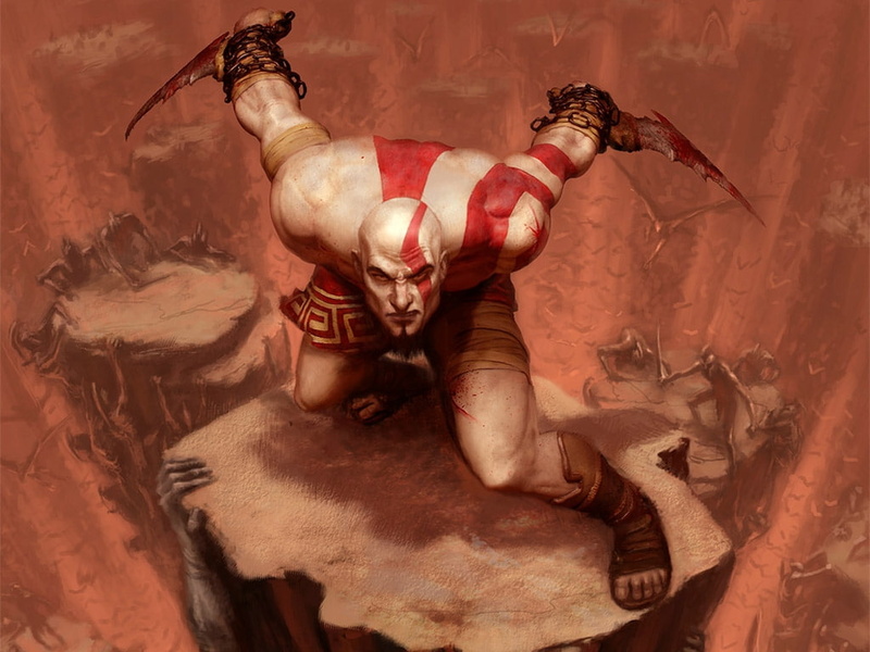 godofwar, game, art, video, hd, Action, god, games, PS2, war, 480P
