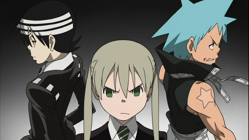 boys, suit, soul eater, business, pose, anime, black Color, illustration, people, men, death the kid, comic Book, maka albarn, blue, black star, women