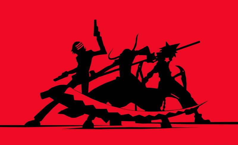 silhouette, Artistic, stage, aggression, black color, 1080P, back lit, performance, maka, flexibility, red, soul, sport, red background, albarn, colored background