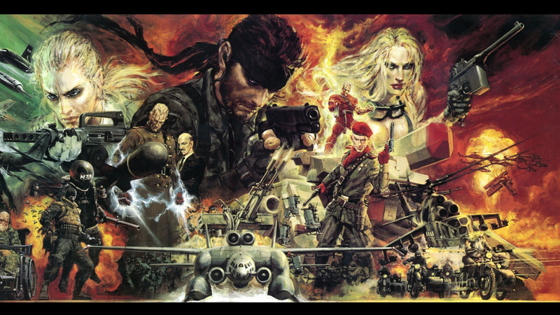 day, variation, creativity, human representation, transfer print, auto post production filter, metal gear solid 3 snake eater big boss revolver ocelot the boss colonel volgin video games artwork