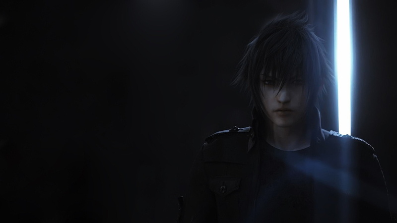 contemplation, studio shot, copy space, looking, adult, night, Final Fantasy Versus XIII, front view, women, one person, beauty, hairstyle, indoors, young adult