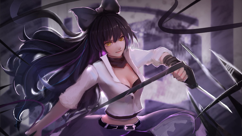 1080P, Intruder outfit (RWBY), Anime, Blake Belladonna, RWBY