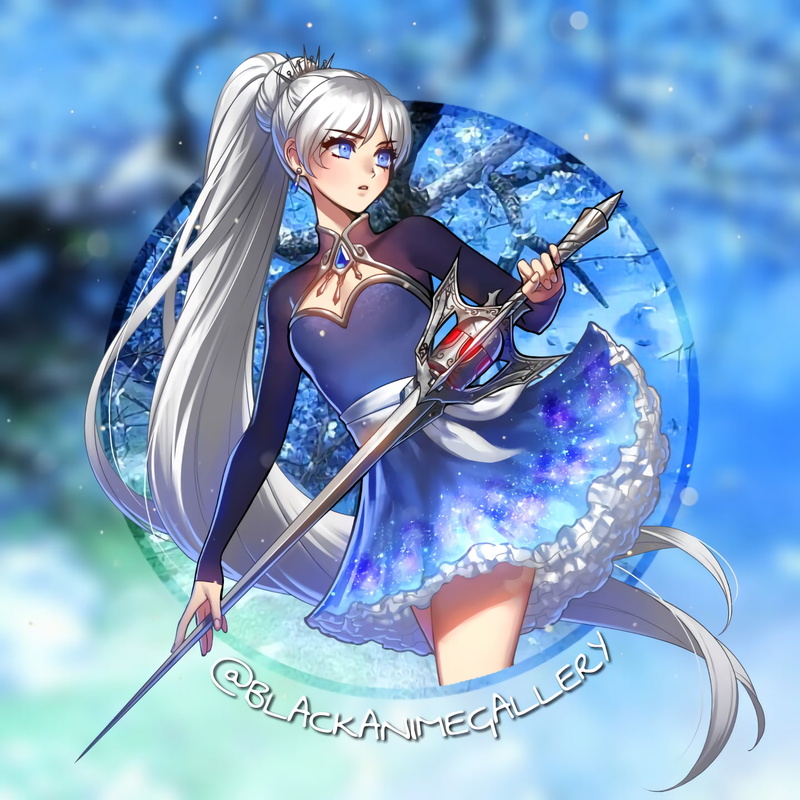 anime girls, white, RWBY, 720P, Weiss Schnee
