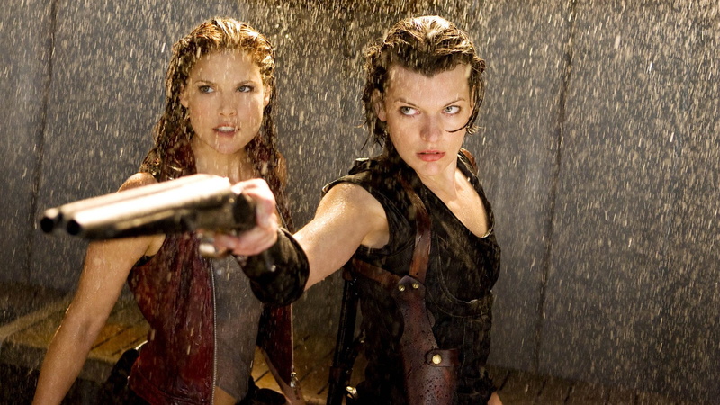 resident, milla, 1080P, afterlife, actress, ali, movies, shotguns, larter, rain, evil, women, jovovich