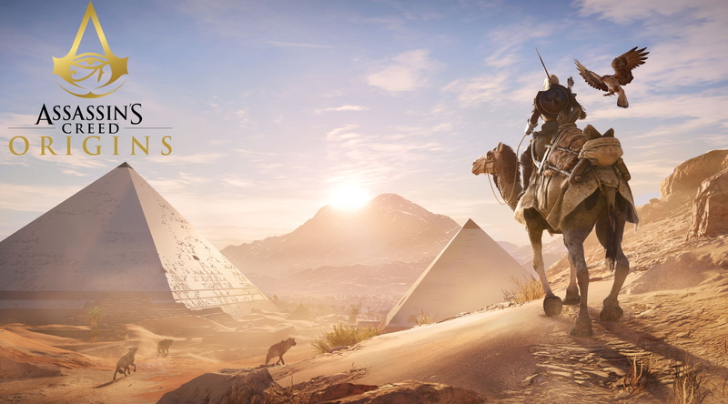 sunlight, assassin, pets, assassins, 2017, real people, land, vertebrate, working animal, cloud - sky, Egypt, domestic, Assassins Creed, lens flare, livestock