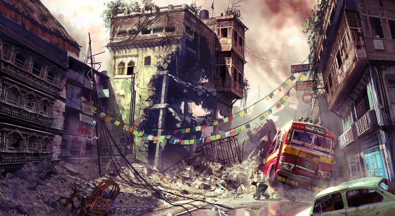 Among, day, nature, sky, Thieves, built structure, Games, religion, architecture, outdoors, red, 1080P, street, uncharted 2, no people, Uncharted, city