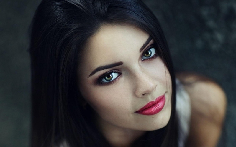 alyssa framm, lipstick, black, framm, eyeshadow, red, girls, alyssa, 2K, s, woman, 2560x1600