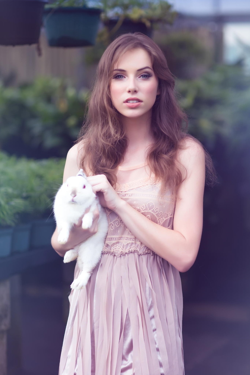 domestic animals, one animal, mammal, young adult, portrait, fashion, beautiful people, Megan Coffey, one person, brown hair, women, domestic, long hair