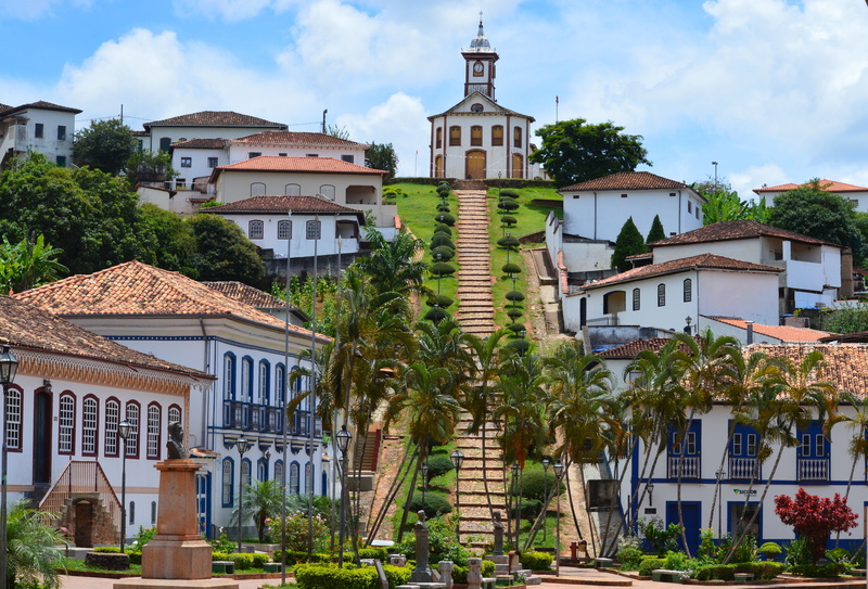 church, Baroque, 5K, Minas Gerais, Brazil, village