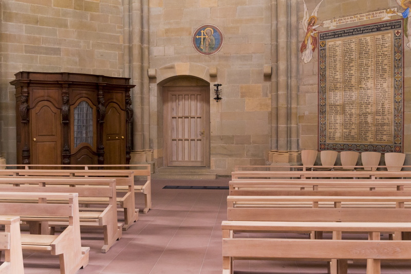 church of our lady, bench, the past, architecture, seat, religion, day, trier, place of worship, 4K, absence, built structure, no people, wood - material