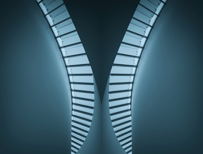 midsection, technology, 4K, colored background, curve, Munich, industry, metal, Germany, science, pattern, indoors, abstract, studio shot, symmetry, no people