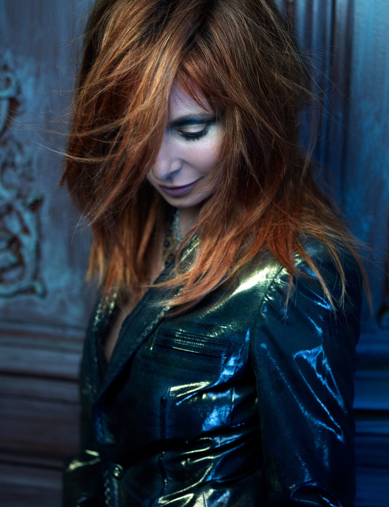 singer, redhead, 5K, Mylène Farmer, French