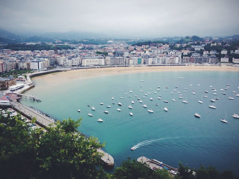 2K, no people, plant, summer, san sebastian, nautical vessel, built structure, high angle view, nature, water, outdoors, san sebastián, tree, spain, sky
