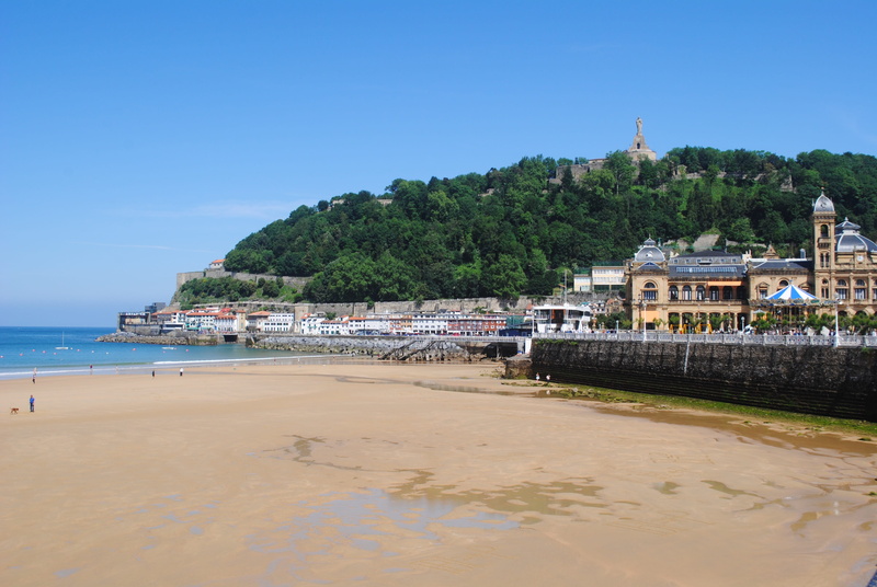 tourism, ocean, water, basque, sebastian, no people, clear sky, built structure, sea, san, shore, architecture, San Sebastian, plant, donostia, beauty in nature