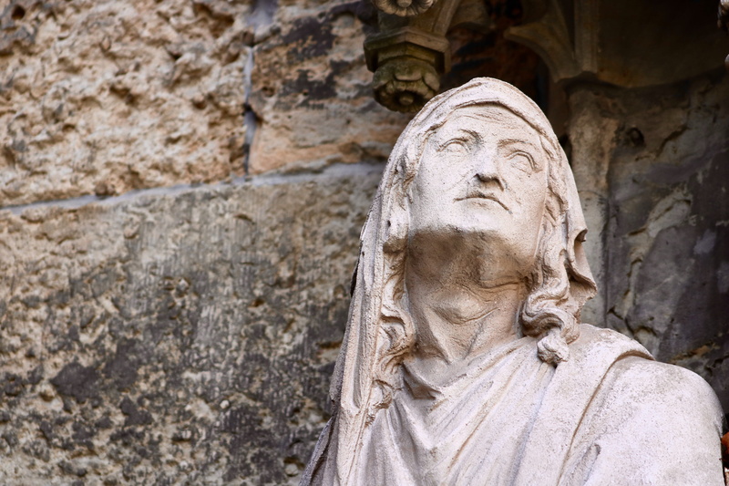 creativity, ancient, thomas church, statue, faith, leipzig, religion, church, ancient civilization, stone figure, the past, culture, craft, stone material