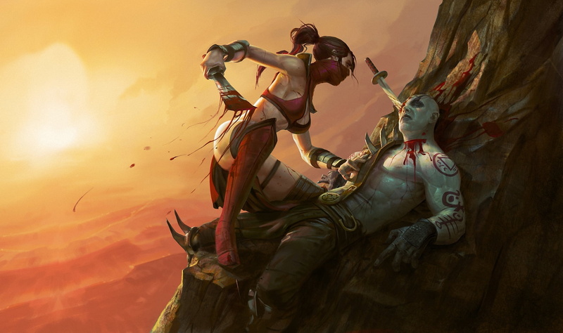 art and craft, toy, rocks, male, representation, low angle view, people, warrior, weapons, sculpture, quan chi, statue, gore, spirituality, celebration