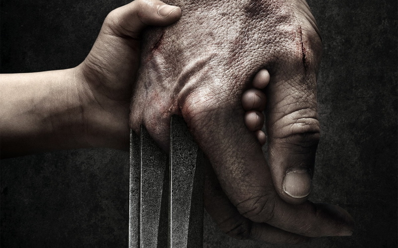 black background, indoors, hand, wrinkled, real people, sadness, Movies, 2016, Hollywood Movies, logan, marvel, hollywood, one person, human hand