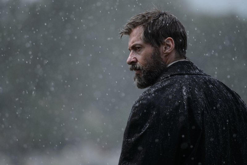hd, hood - clothing, hugh jackman, adult, rain, blizzard, snowing, looking, wet, 2K, mid adult, beard, winter, logan, headshot, 2017 movies, men, contemplation
