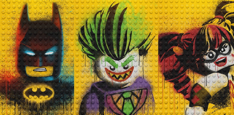 yellow, animated movies, 2017 movies, representation, human representation, pattern, movies, multi colored, craft, 4K, batman, wall, creativity, graffiti